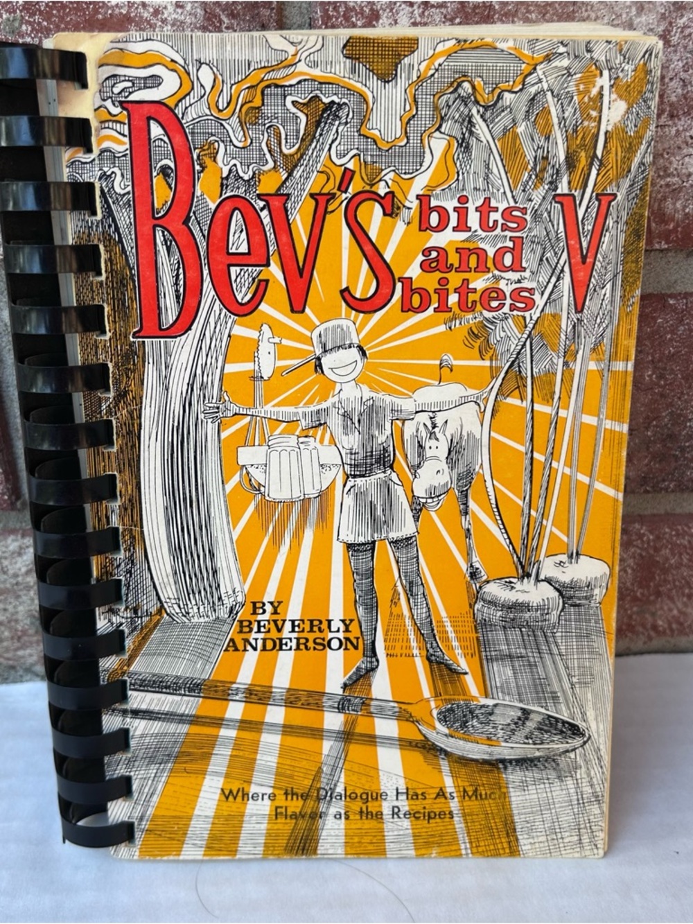 Bev's Bits and Bites V Cookbook Beverly Anderson Vintage 1973 Volume 5 Spiral
